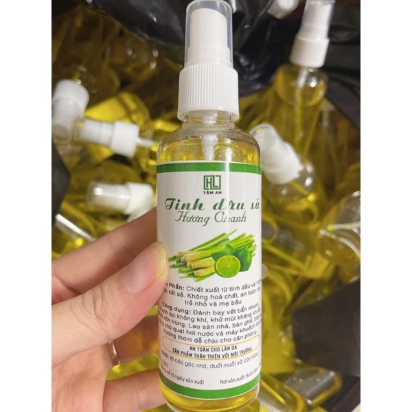 tinh dầu sả chanh dạng xịt