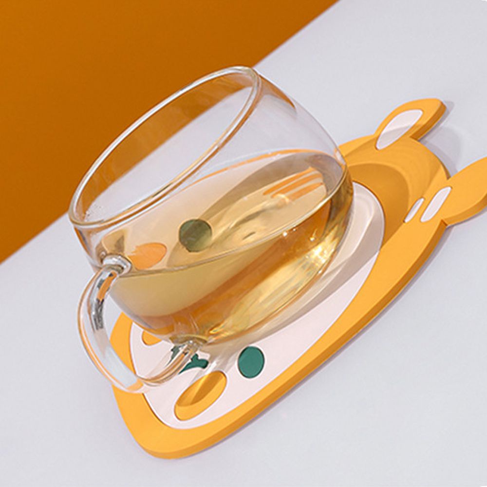 Tấm lót ly chống trượt chống thấm nước cách nhiệt họa tiết hoạt hình dễ thương