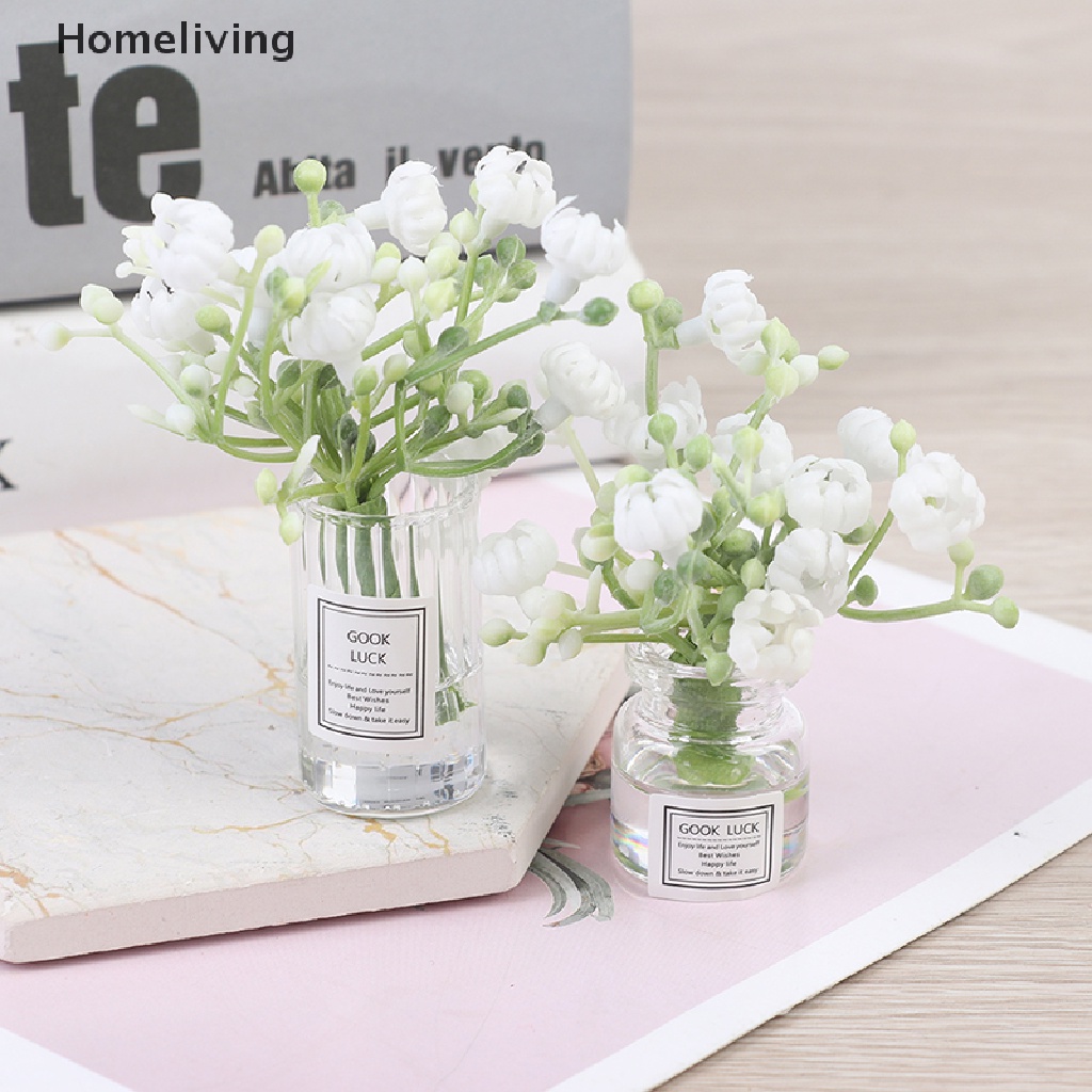 Lọ Hoa Nhài Trang Trí Nhà Búp Bê Tỉ Lệ 1: 12