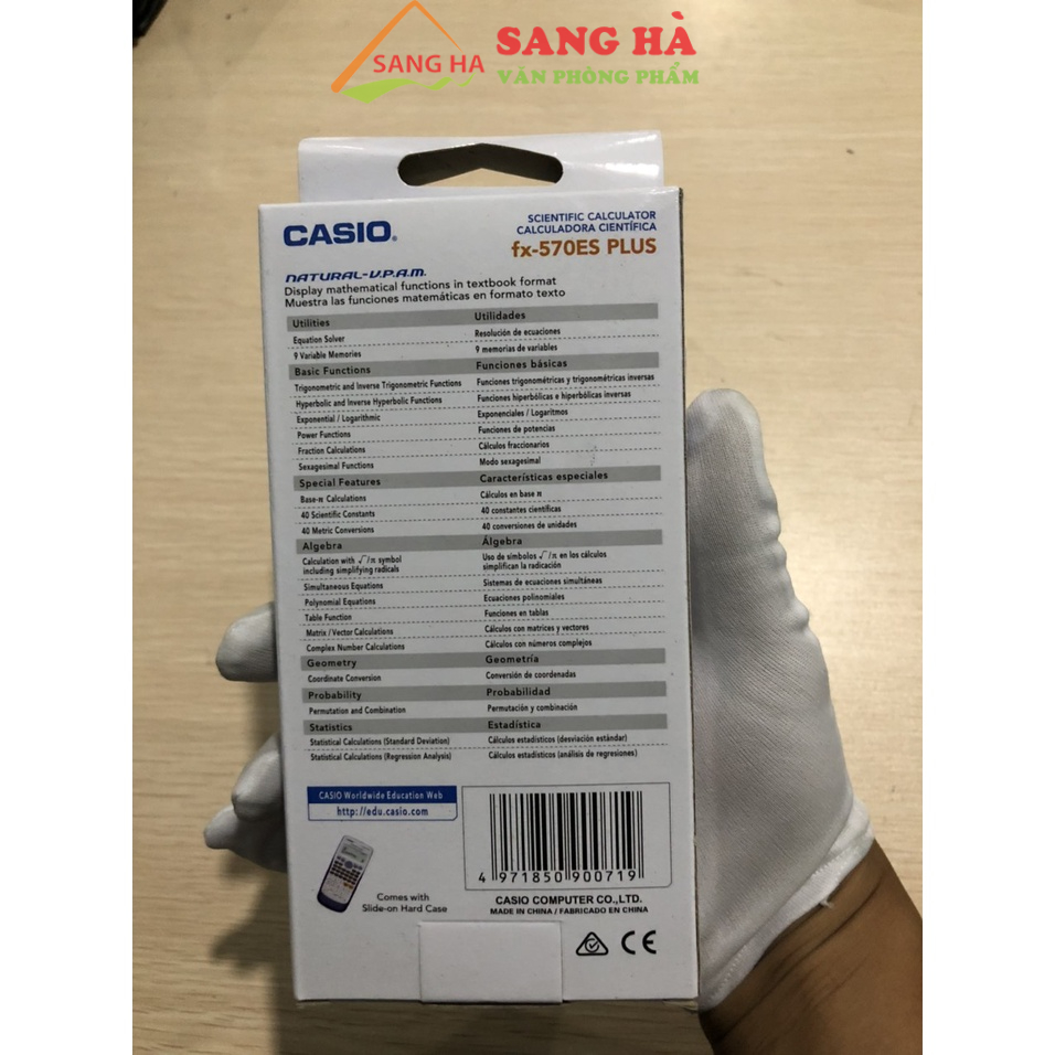 [Video thực tế] Máy tính Casio FX- 570 ES Plus ( Hàng Thái ) - 1 Đổi 1