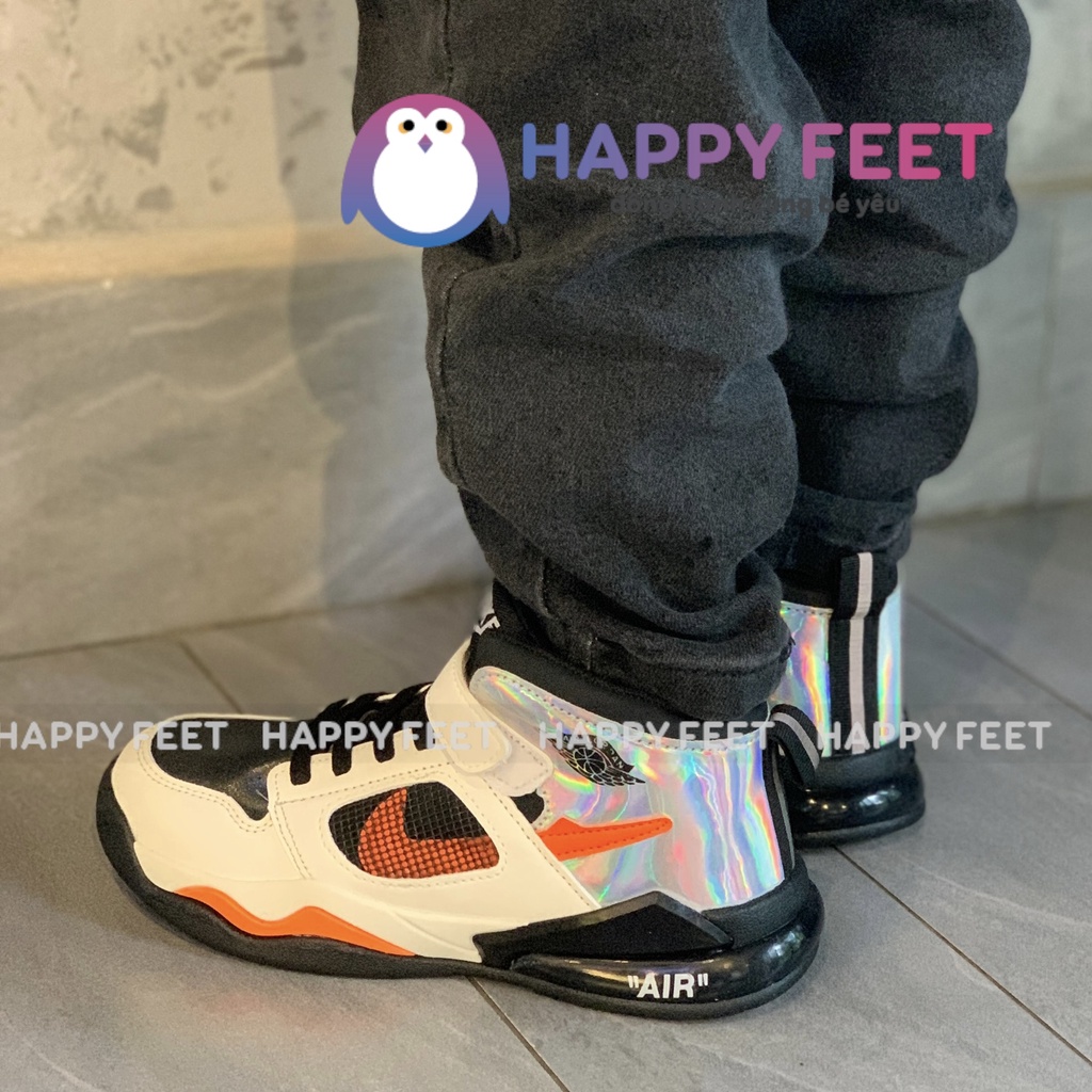 Giầy thể thao thời trang trẻ em Happy Feet đế mềm cho bé trai 6-15 tuổi- No808