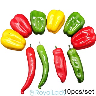 Bộ 10 Quả Ớt Chuông Ớt Ngọt Giả Trang Trí Nhà Bếp