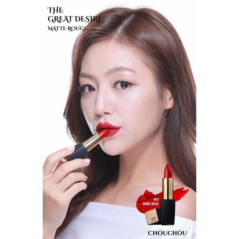 Son Thỏi Lì Chouchou The Great Desire Matte Rouge 3.5g