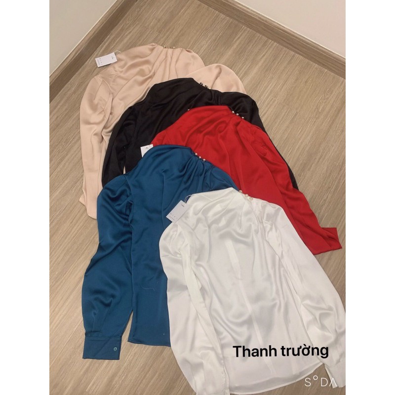 Áo lụa dài tay cho nữ | BigBuy360 - bigbuy360.vn