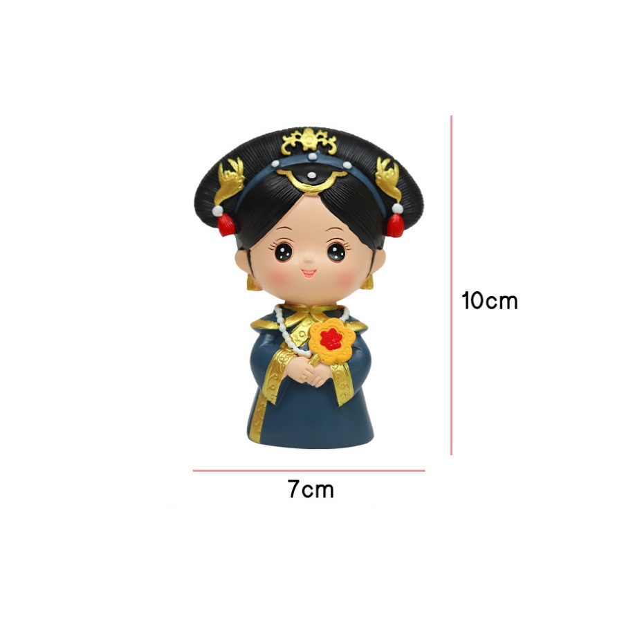 Mô hình đức Vua và Hoàng Hậu nhà Thanh