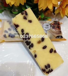 10 CHIẾC BÁNH BÔNG LAN QUE NHO ĐẬU ĐỎ