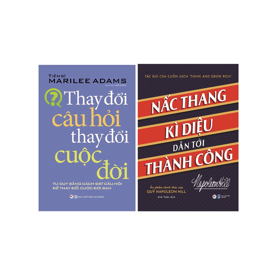 Sách - Combo 2 Quyển: Thay Đổi Câu Hỏi - Thay Đổi Cuộc Đời + Nấc Thang Kì Diệu Dẫn Tới Thành Công