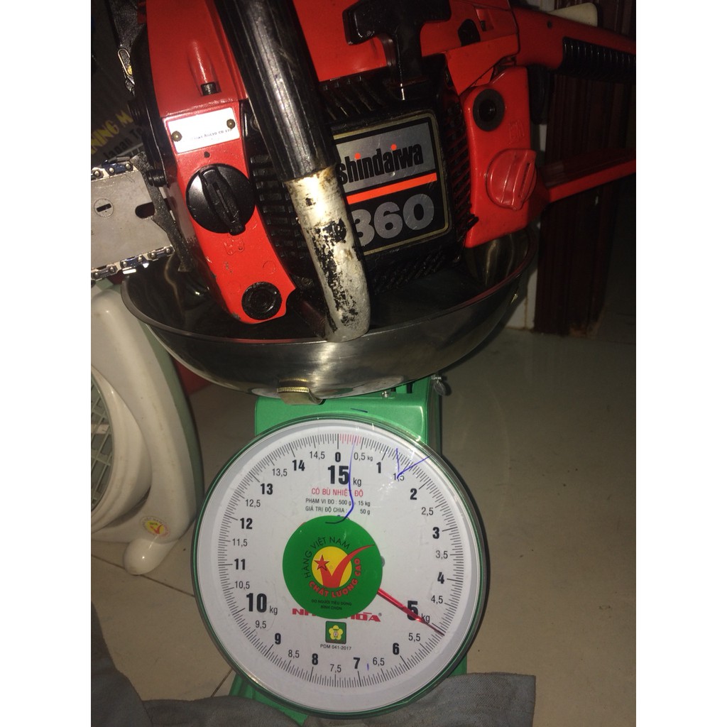 Máy cưa xích chạy xăng shindaiwa 360 - hàng bãi nhật - đẹp 85%