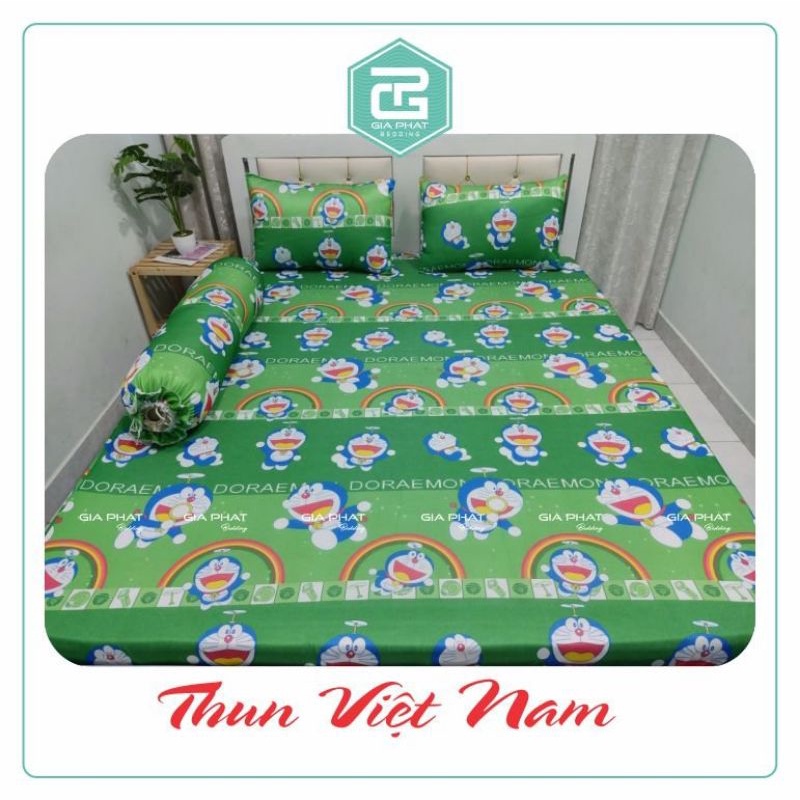 [ Link 3_ Hoạt hình ] Ga giường lẻ thun lạnh Việt Nam cao cấp ( không áo gối )
