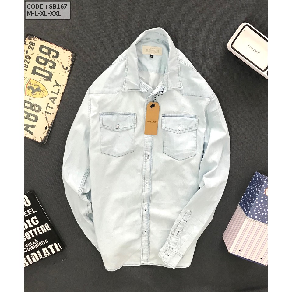 Áo sơ mi nam Denim | BigBuy360 - bigbuy360.vn