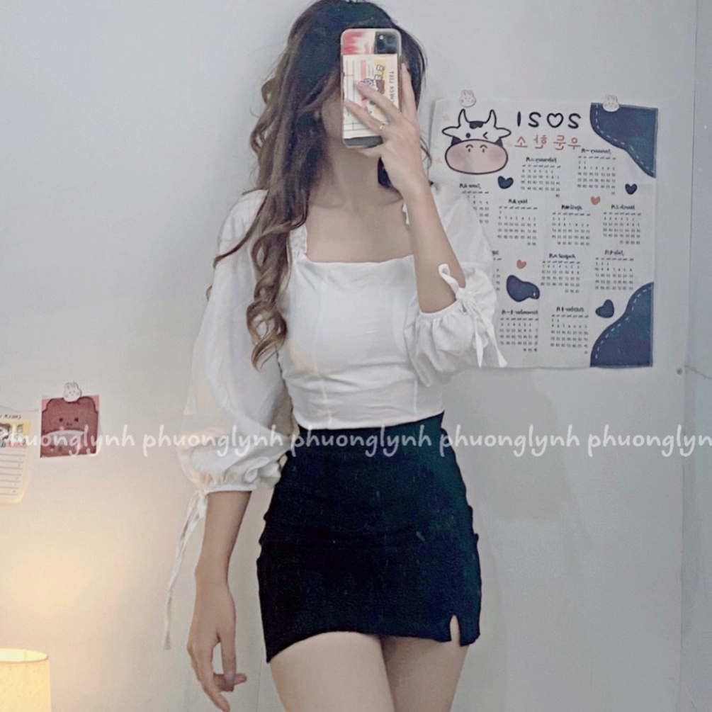 Áo kiểu tay phồng, chất voan mềm [MS26/GN39] | BigBuy360 - bigbuy360.vn