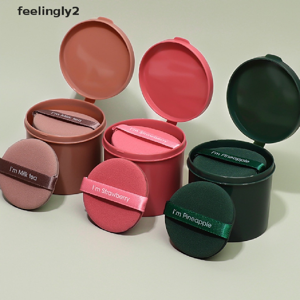 Mút Trang Điểm Hai Mặt Mềm Mại Hình Trái Dâu Tây