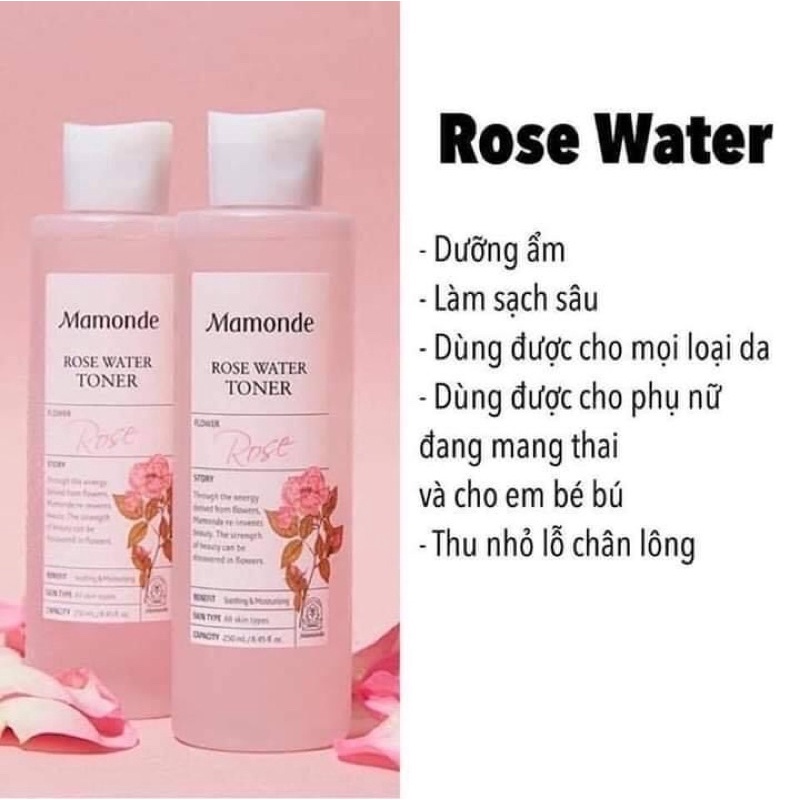 Nước hoa hồng Mamonde Rose Water Toner