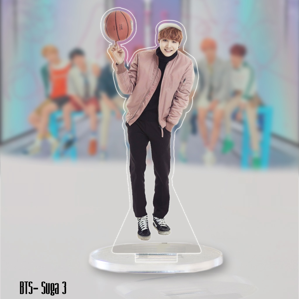 Standee mô hình các nhân vật BTS Jungkook, V, Suga,RM...,mô hình acrylic trang trí