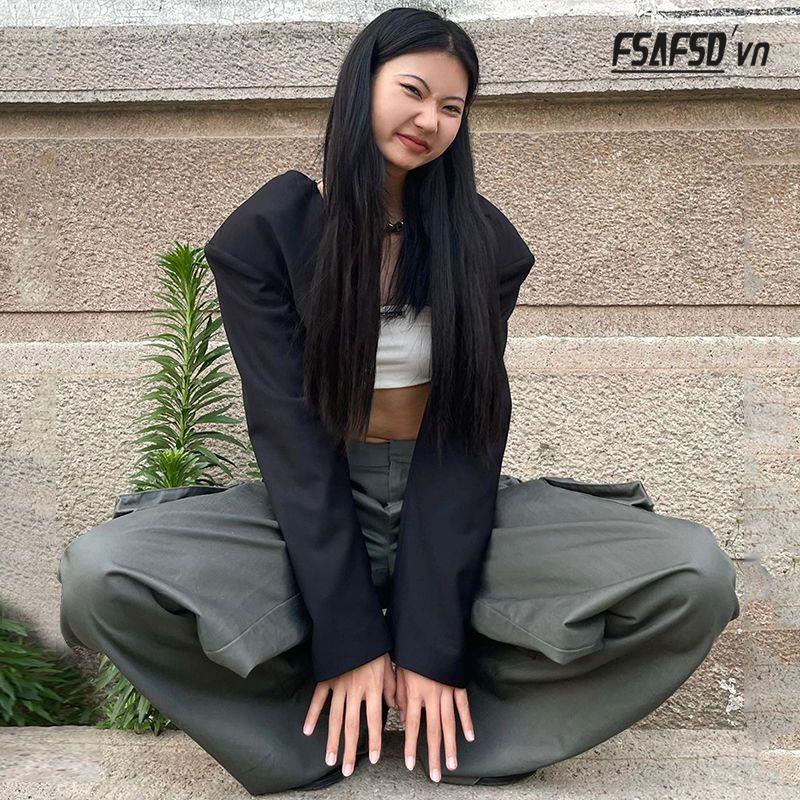 Quần Dài Ống Rộng Phong Cách Âu Mỹ Thời Trang Cho Nữ