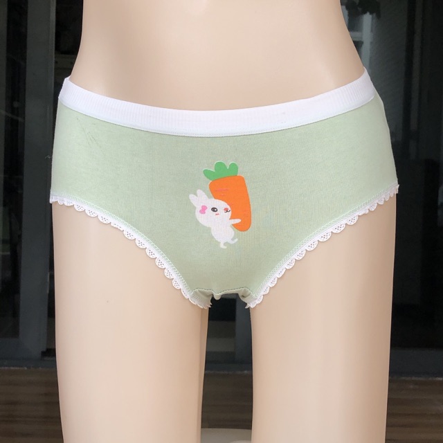 [Có video sản phẩm] Quần lót nữ vải cotton hoạ tiết carot | BigBuy360 - bigbuy360.vn