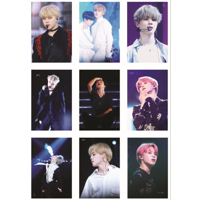 Lomo card ảnh BTS JIMIN on stage Full 99 ảnh