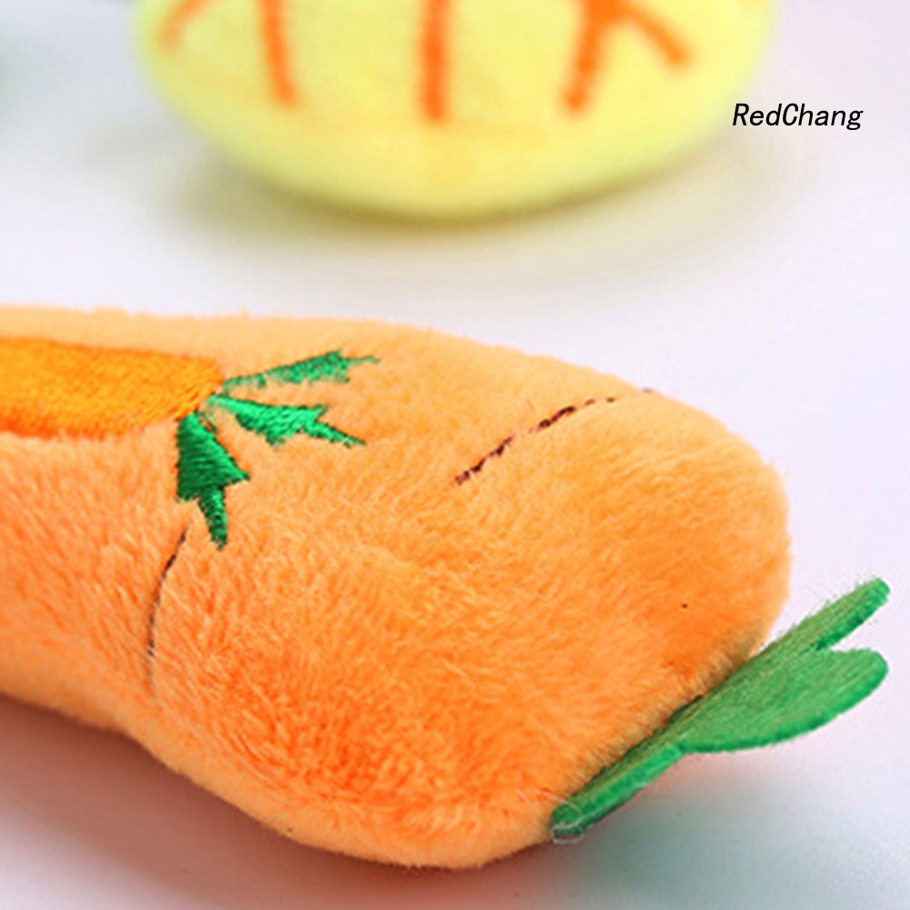 Gối Bông Đồ Chơi Cho Mèo Hình Trái Dứa / Cà Rốt / Quả Dứa