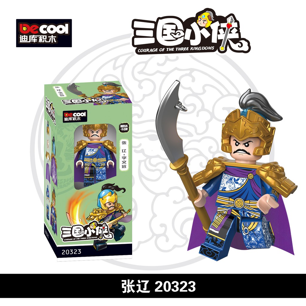 COMBO 6 Minifigures Cao Cấp Các Mẫu Tướng Nhà Ngụy Trong Tam Quốc 2030D