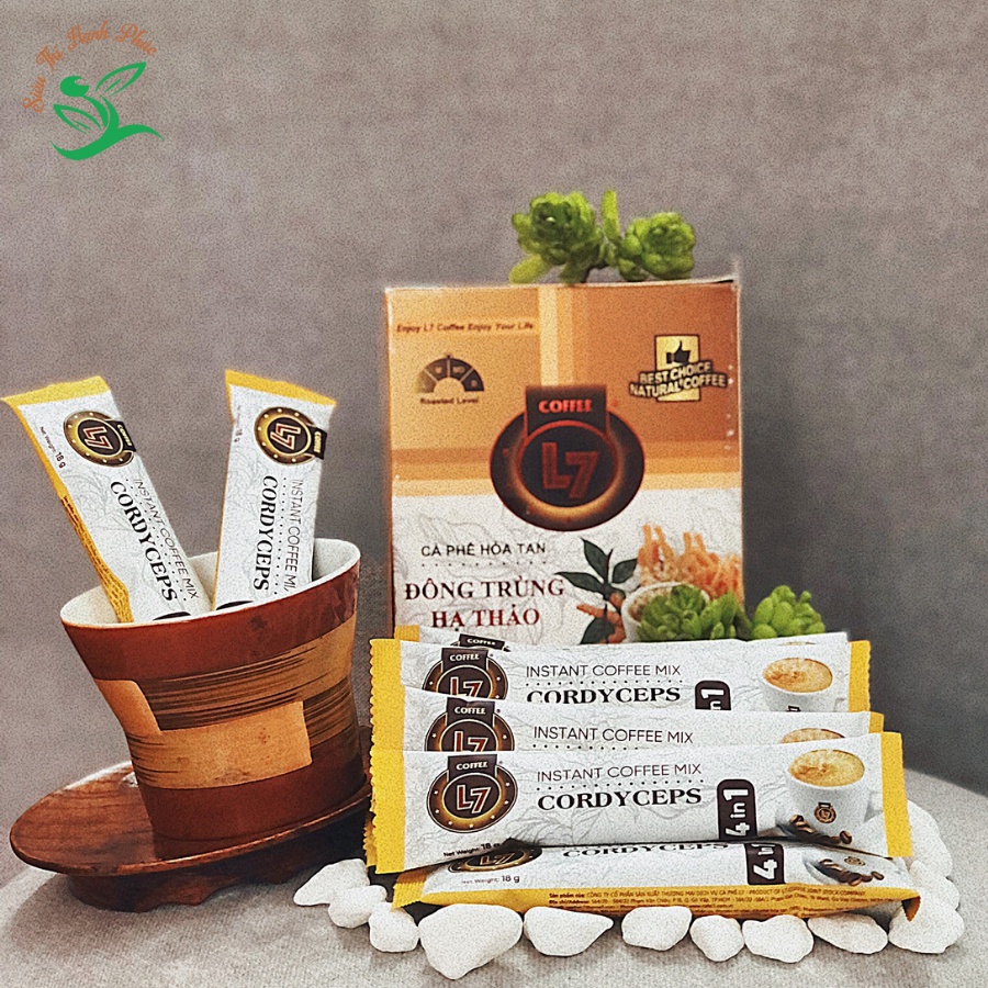 Cà Phê Đông Trùng Hạ Thảo Hòa Tan 4in1 - Đông Trùng Hạ Thảo - L7