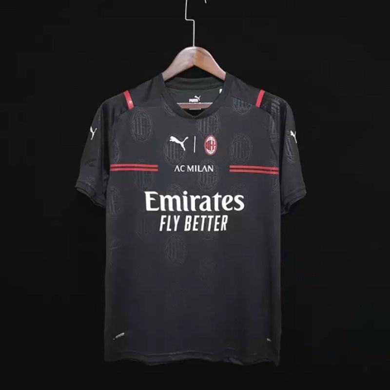 Bộ thi đấu bộ bóng đá AcMilan hàng nhập thái Sale  Giá  Cực  Tốt