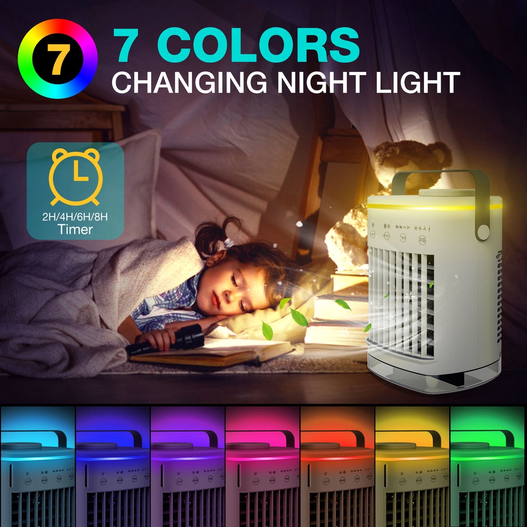 Youpin Quạt Điều Hoà Mini Điều Hòa Mini hơi nước phun sương - siêu hot- sẵn