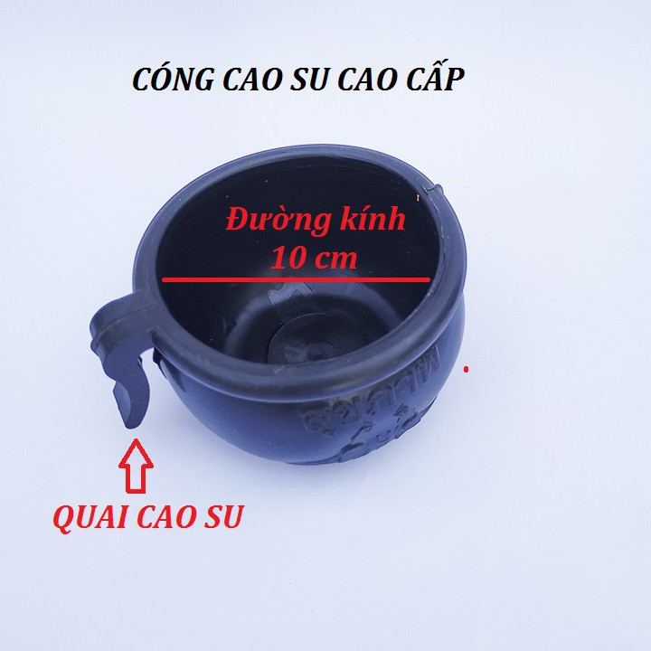 Cóng ăn cho gà - Cóng gà chọi cao su dùng cho gà ăn - uống