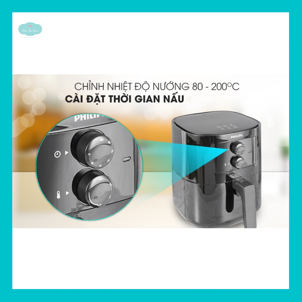 Nồi chiên không dầu Philips HD9200/90 2.4/4.1l