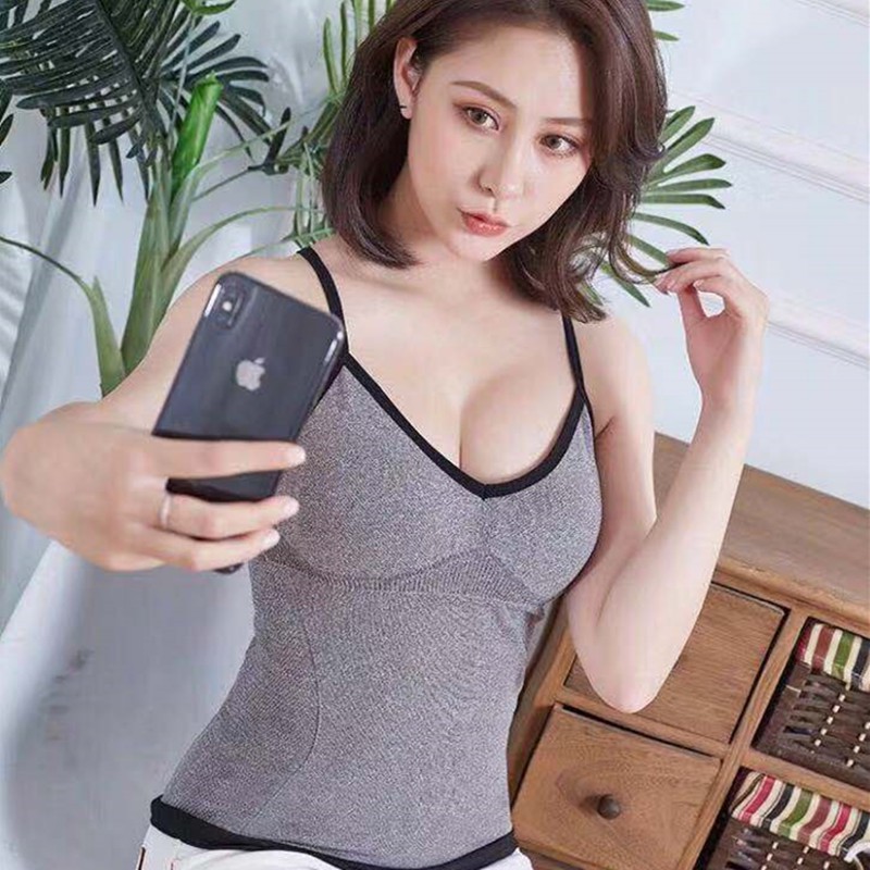 [ Mã WASTAPR giảm 10K đơn 50K] Áo 2 Dây 8823 Có Đệm Dày Nâng Ngực Phom Đẹp Chuẩn | BigBuy360 - bigbuy360.vn