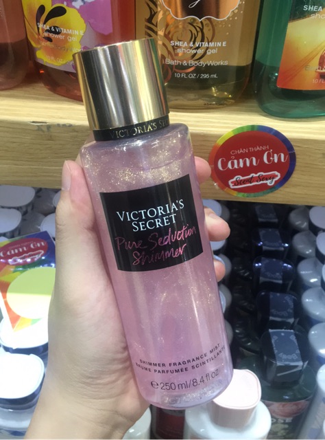 Xịt thơm có nhũ Victoria's Secret Pure Seduction (250ml)