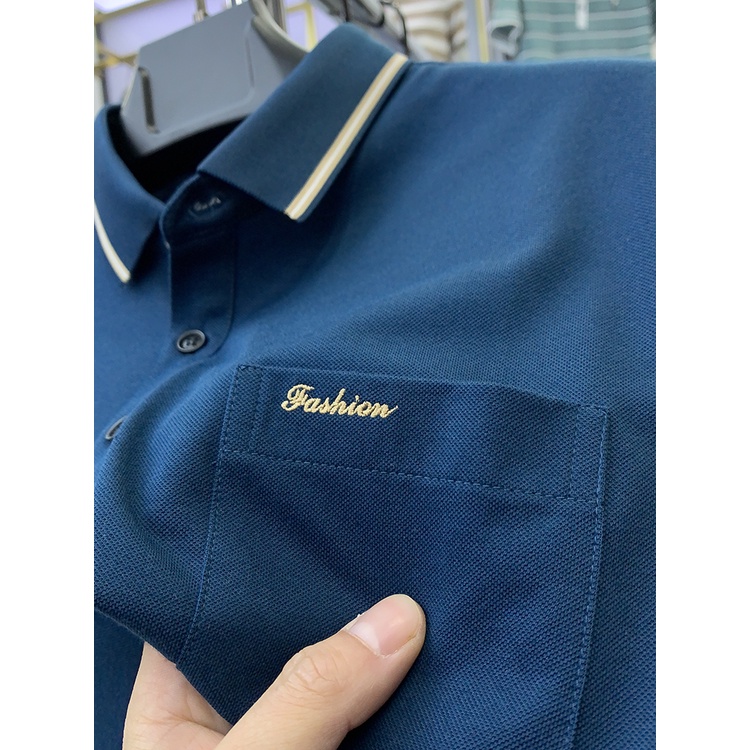 Áo polo nam basic cấp lịch lãm in ngực M6-PHSHOP204