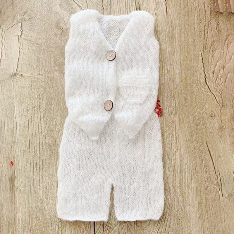 Bộ Trang Phục 2 Mảnh Gồm Áo Và Quần Cho Bé Sơ Sinh Chụp Ảnh