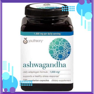 GIÁ RẺ NÀO BÀ CON Hộp đựng VIÊN UỐNG #mGIẢMSTRESS BỒI BỔ SỨC KHỎE ASHWAGANDHA YOUTHEORY NHÂNSÂM ẤN ĐỘ 150viên GIÁ RẺ NÀO
