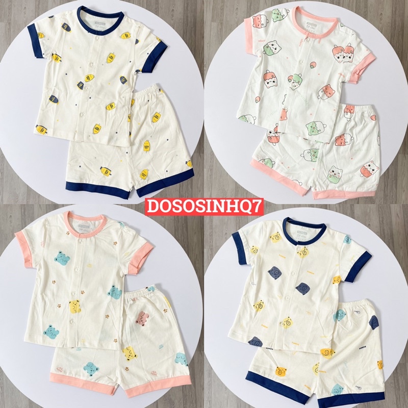 Bộ quần áo cộc tay cho bé Mompa size từ 3M - 4Y