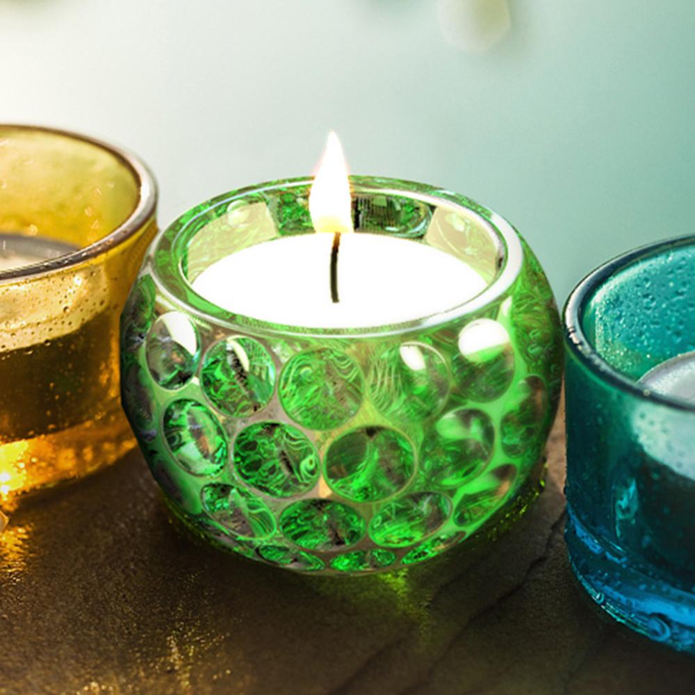 YNATURAL Khuôn Silicon Làm Giá Đỡ Nến Dập Nổi Hình Bát Đựng Nến DIY