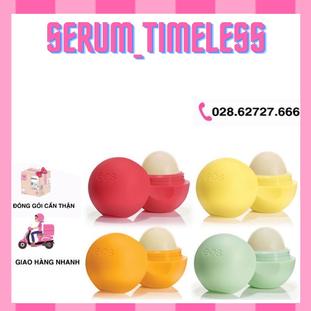 [Đủ Mùi] Son Dưỡng Môi Hình Quả trứng EOS Lip Balm