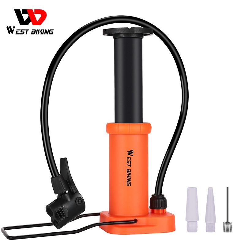 Bơm hơi WEST BIKING cho bánh xe đạp leo núi vòi Presta &amp; Schrader siêu nhẹ