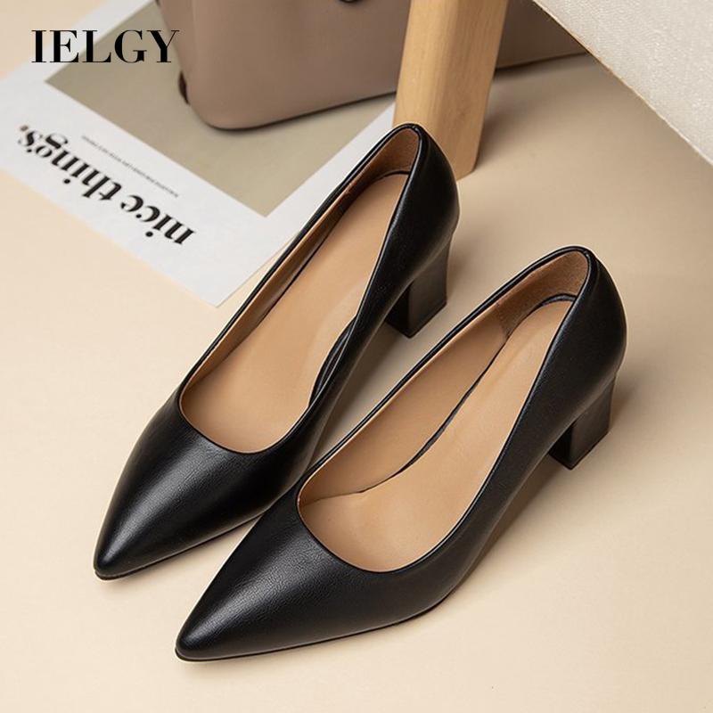 Giày IELGY gót cao 7cm mũi nhọn thanh lịch dành cho nữ