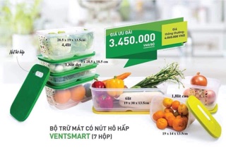 Bộ venmart 7 hộp Tupperware
