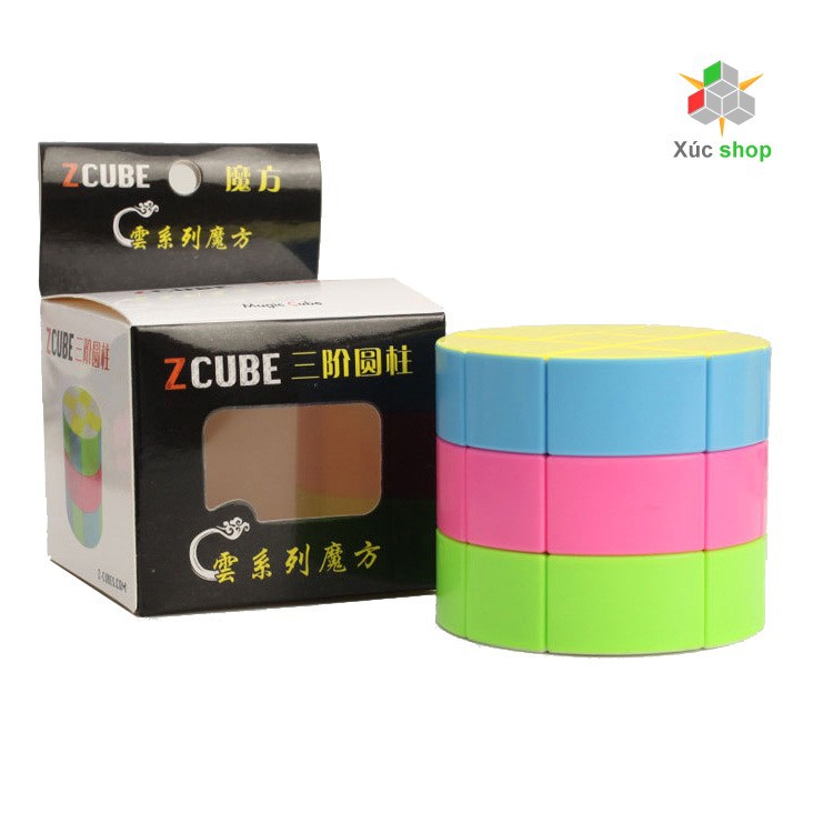 Rubik Z-Cube Cloud Cylinder 3 layer