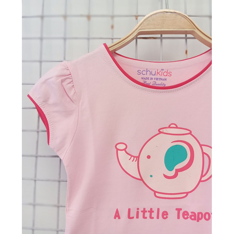 Áo thun bé gái cao cấp size cho bé gái 8- 30kg - Ninedra