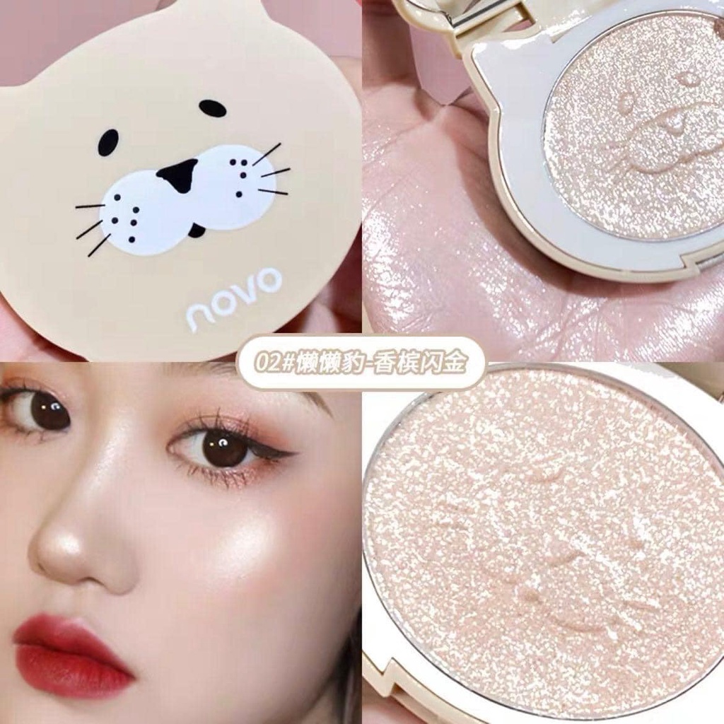 Phấn Bắt Sáng Dẻo NOVO Animal Diary Jelly Highlight