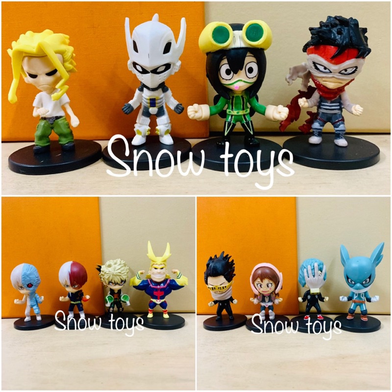 Mô hình My Hero Academia - Bán lẻ mô hình học viện siêu anh hùng All Might Midoriya Bakugo Todoroki Ida Stain - Cao 7cm