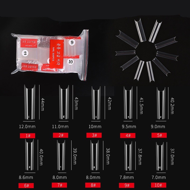 Móng ống tre form dài làm móng tay nail