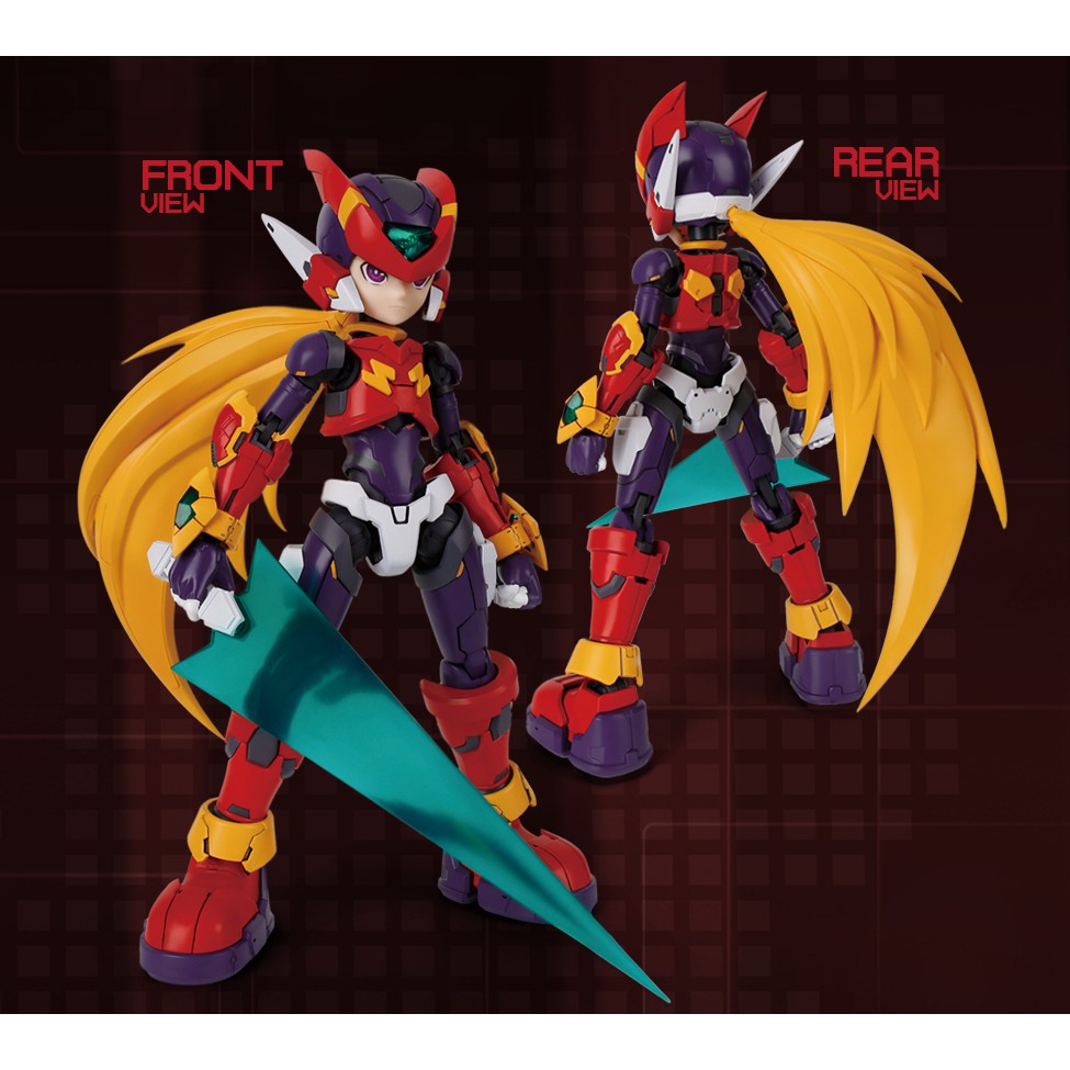 Mô hình nhựa lắp ghép Figure CAPCOM Rockman Megaman ZERO X copy - Royal Model (tặng hộp đựng part)