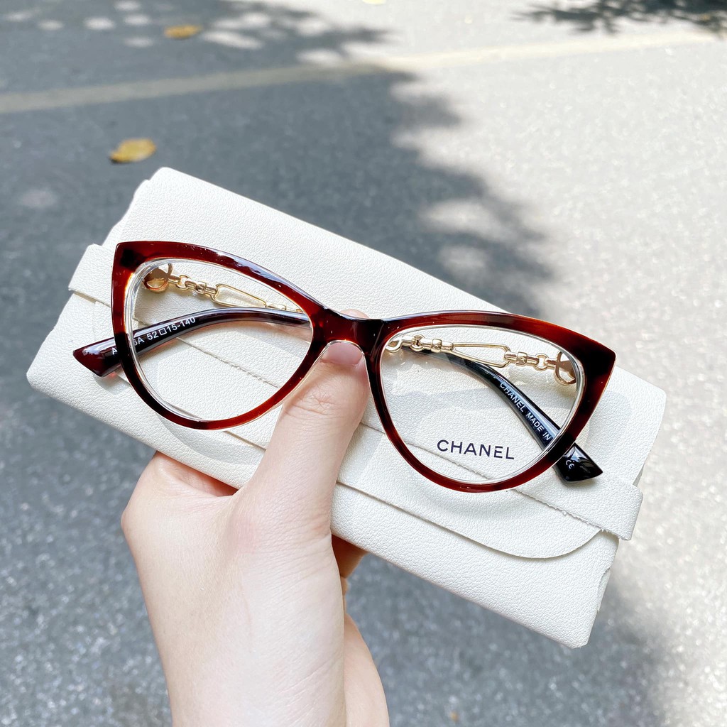 Gọng kính mắt mèo thời trang nữ Chilistore Gọng kính cận nữ 3386