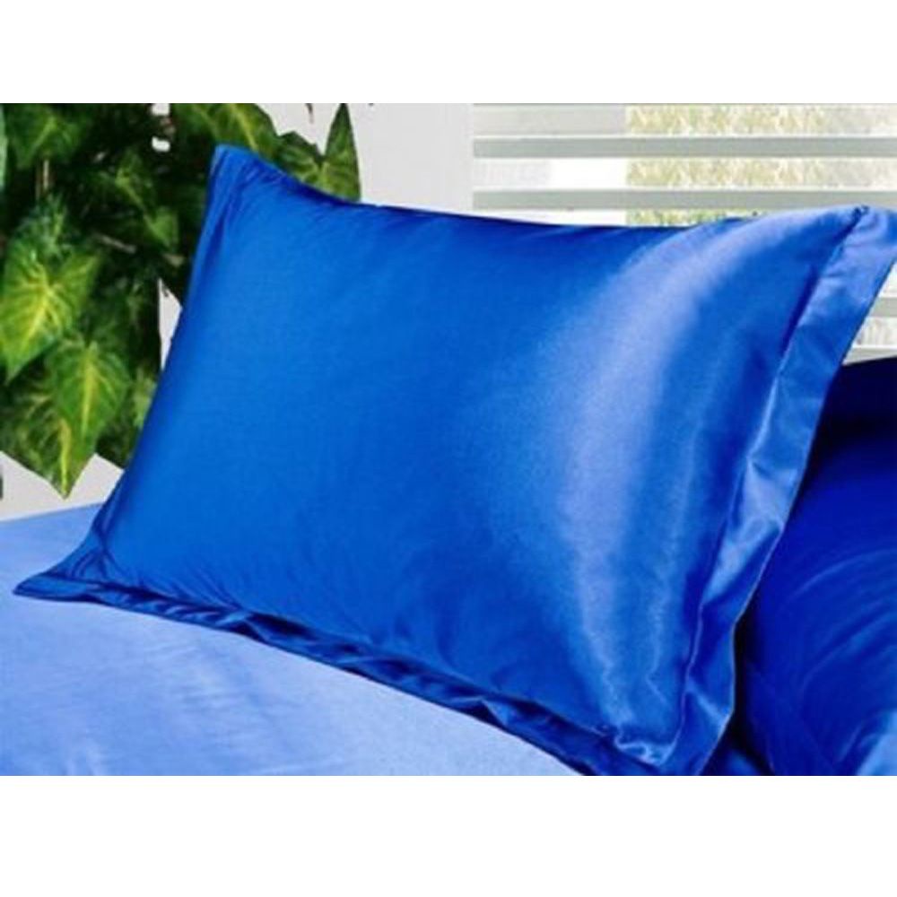 Vỏ Gối Lụa Satin Hình Chữ Nhật Nhiều Màu Sắc Kích Thước 50*70cm