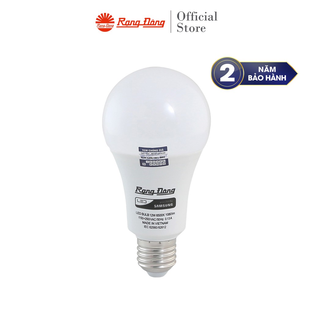 Bóng đèn LED BULB Tròn 12W/15W Rạng Đông