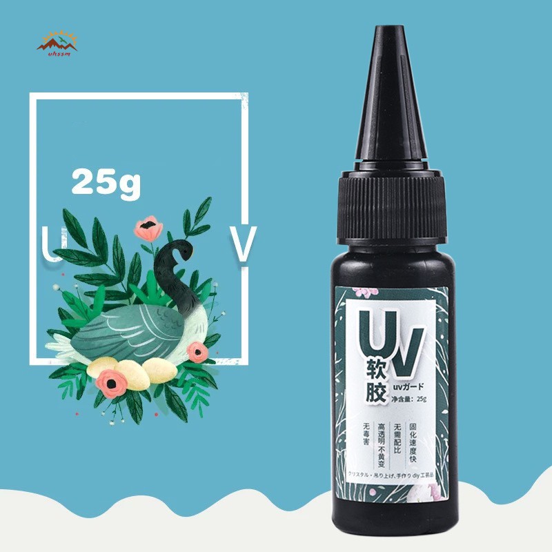 Keo Dán Resin Uv Khô Nhanh Dùng Làm Đồ Thủ Công Diy