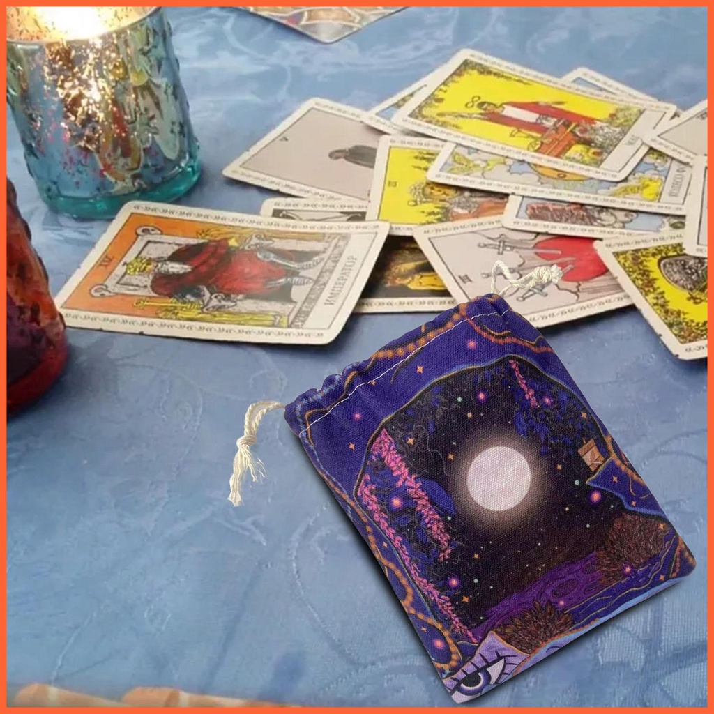 Túi Nhung Dây Rút Đựng Bài Tarot / Thẻ Bài Tarot Tiện Dụng